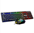 Custom RGB Computer Keyboard Mouse Set Customizable USB Interface