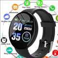 D18 Smart Bracelet Round Screen TPU Strap Pictures Sleep Monitoring Pedometer Ip65 Sport Montre Intelligente Smart Watches