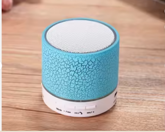 Waterproof IPX4 BT4.1 Wireless Mini Speaker with RGB LED Noise Cancelling Outdoor Travel Portable Speakers