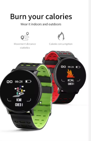 VALDUS Round Smart Watch Blood Pressure Waterproof Sport Clock Fitness Tracker Smartwatch for Android IOS Phone